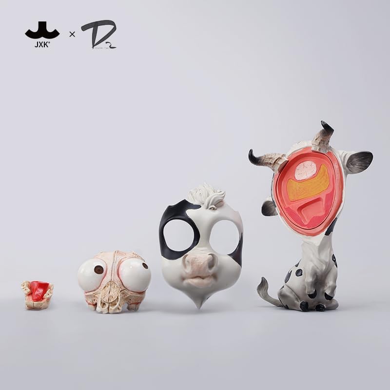 MMOS X JXK D2 Ox Figurine The Chinese Zodiac Series Durable Polyresin with Intricate Details JXK Studio