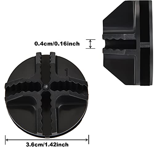 Cube Connectors Plastic Storage Cube Connectors Wire Cube Connectors Organizer Abs Connectors For Modular Closet Storage Organizer And Wire Shelf (Black,48 Pieces) #TOP1