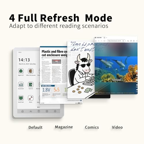 Bigme B6 6in Color E-Reader, 64GB, Android 14, Kaleido E-Ink — view 4