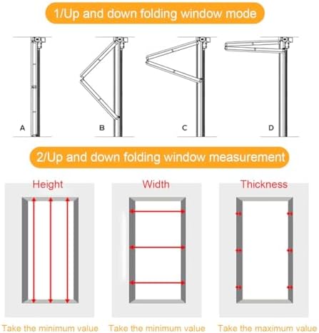 Foldable Sliding Veal Serving Window - 5MM Recessed Aluminum Alloy Double Hung Window for Café, Dining Car, Fast Food Restaurant - Customizable Size (31.4x39.3in)
