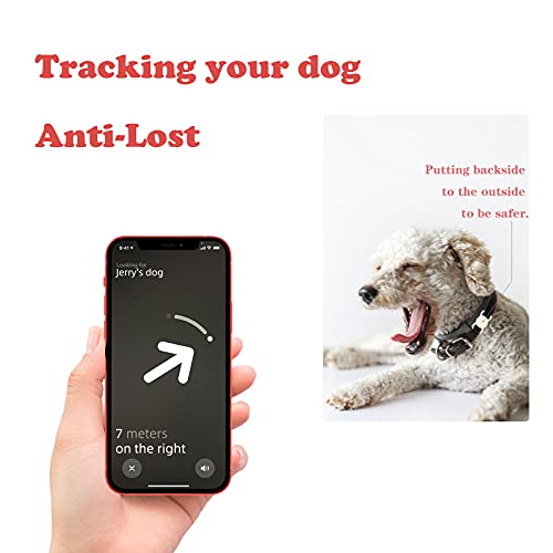 2 Pack Beschermhoes Compatibel met Airtag Pet Collar, Siliconen Kat Hondenhalsband Houder voor Air tags met 4 Stks HD Screen Protector voor Airtags Case voor Rugzak Tas - Image 4