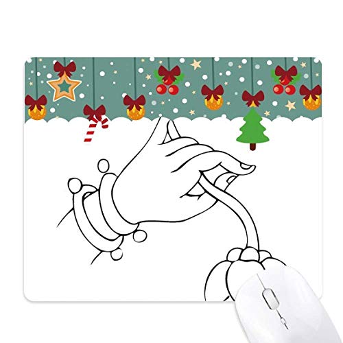 Tapis de souris bouddhiste antidérapant avec motif fleur simple pour ordinateur de bureau