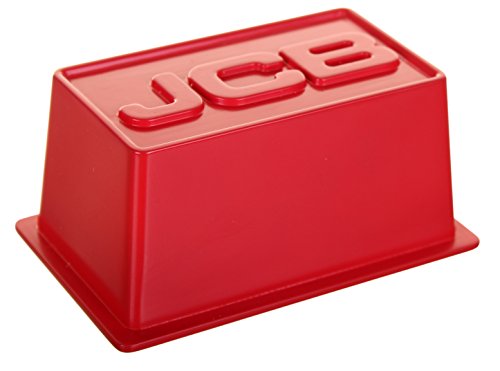 Wader 4034 - JCB Kipper Dexter mit Schaufel, Pylone und JCB Sandform, ab 12 Monaten, ca. 34 cm – Bild 5