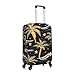 NLCUUIQ Ocean Palm Tree Star Pattern Travel Luggage Cover Fashion Stretch Suitcase Protector Washable Dust Proof Suitcase Cover Anti-Scratch Elastic Travel Baggage Covers Fits 25-28 Inch Luggage