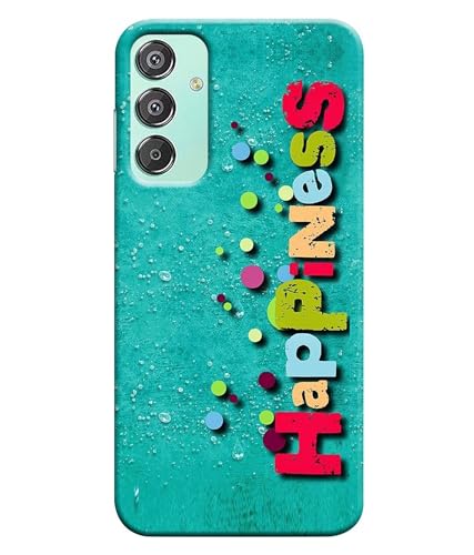 Image of Happiness Happy Printed Hard Back Case Cover Compatible for Samsung Galaxy F15 5G / M15 5G| Samsung M15 / F15 5G (Multicolor) - D1670