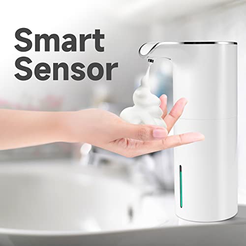 Automatic Touchless Soap Dispenser, Oyye 15.37Oz/450Ml Rechargeable Electric Foaming Soap Dispenser With Adjustable Switches Infrared Motion Sensor, Suitable For Bathroom/Kitchen/Office/Hotel #TOP21