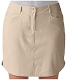adidas Golf Women's Essentials 3-Stripes Skort, Lite Khaki, Size 6
