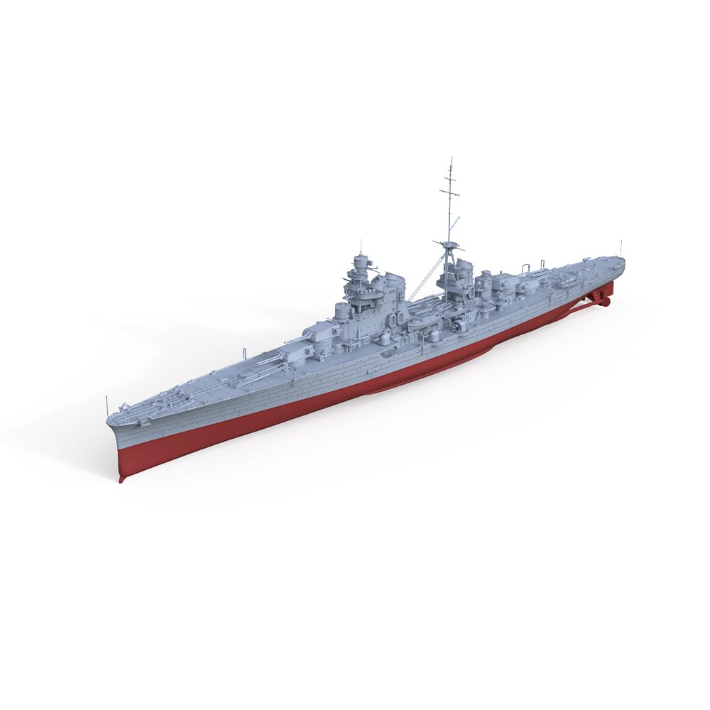 MRY-SFW SSC600543S 1/600 zestaw do budowy modelu wojskowego Włochy Klasa Zara ciężki krążownik Pola pełny kadłub