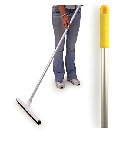 Colour Coded Professional Food Hygiene Floor Squeegee & Aluminium Handle Yellow