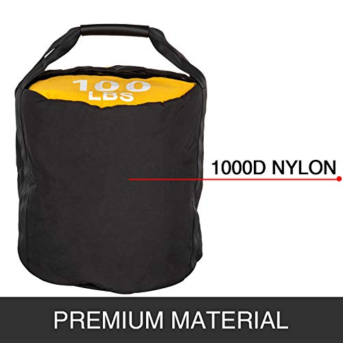 41WHQzbP9SL Hopopular 100LBS Strongman Sandbag Weight Training 45kg Power Bag with Handles Powerbag Training Filled Fitness Bag… - Image 4