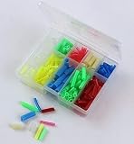 Soytich Posenringe Posenzubehör Posenringenset Posengummiringe (Ringe1,7w)