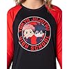 Bioworld Jujutsu Kaisen Women's Pajamas Tokyo Jujutsu High School Yuji Itadori And Megumi Fushiguro Raglan Jogger Pajama Set - Image 2