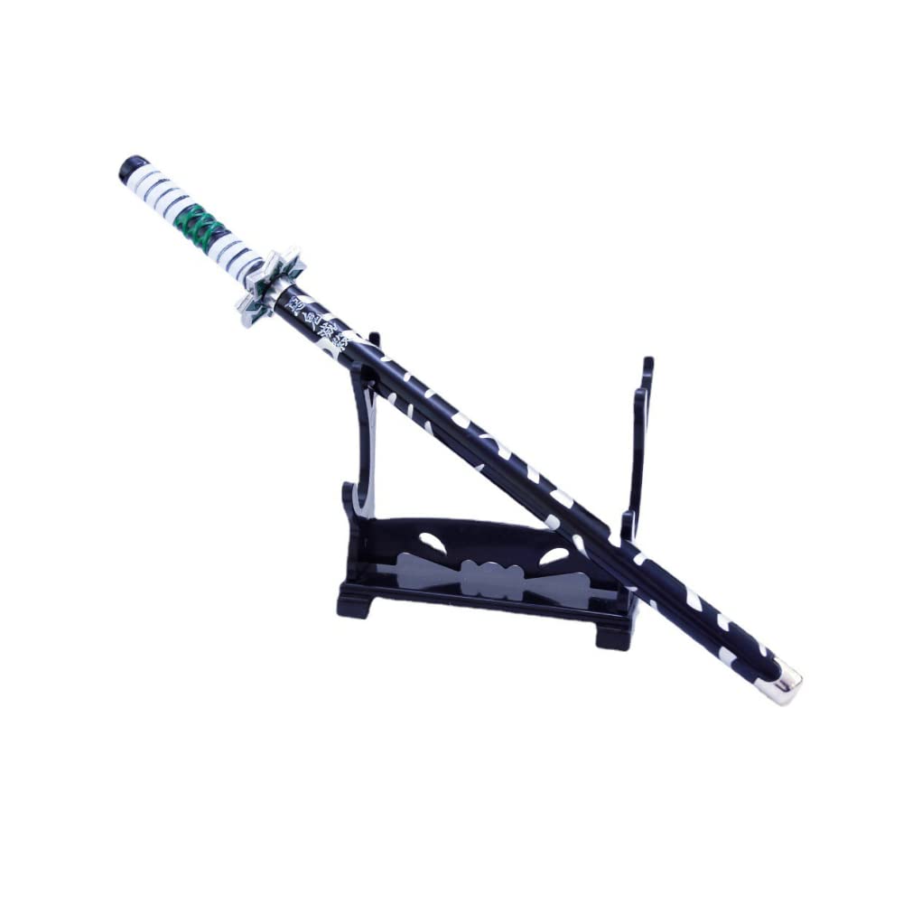 1pc Demon Slayer Gel Pen Shinazugawa Sanemi Weapon model for gift,Collection,writing(black), 2 Piece Set