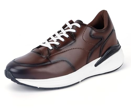 Image of LOUIS STITCH Men's Sneakers Shoes Casual Sneaker for Men Patina Finish Cushion Sole Breathable Inner (SNK-TS)