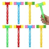 Toyvian Martillo De Juguete Sonoro, 8 Piezas Martillo De Flauta De Sonido De Juego Sonoro De Juguete Martillazos Chirriante Informador De Polivinilo Niño Estimula Curiosidad Y Desarrollo Cognitivo