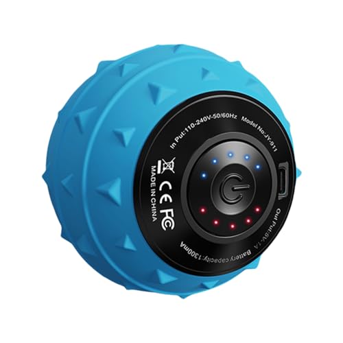 Bola De Fitness De Relajación Muscular, Herramienta De Masaje Vibrante, Bola De Masaje Muscular De Las Piernas, Potentes Relieves De Tejido Profundo, Con Terapias De Vibración Eléctrica, 1300 MAh, Par
