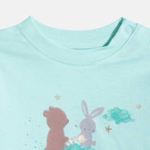 Image of Mothercare Baby Girls T-Shirt Arctic Berry Print Full Sleeve