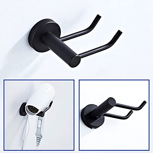 Rangement de douche sans rouille avec cette étagère suspendue noire - 3