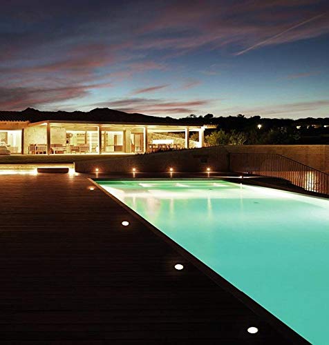 Luminária Deck Inground Balizador Led 3W Embutido Piso Ledo IP65 2700K Branco Quente