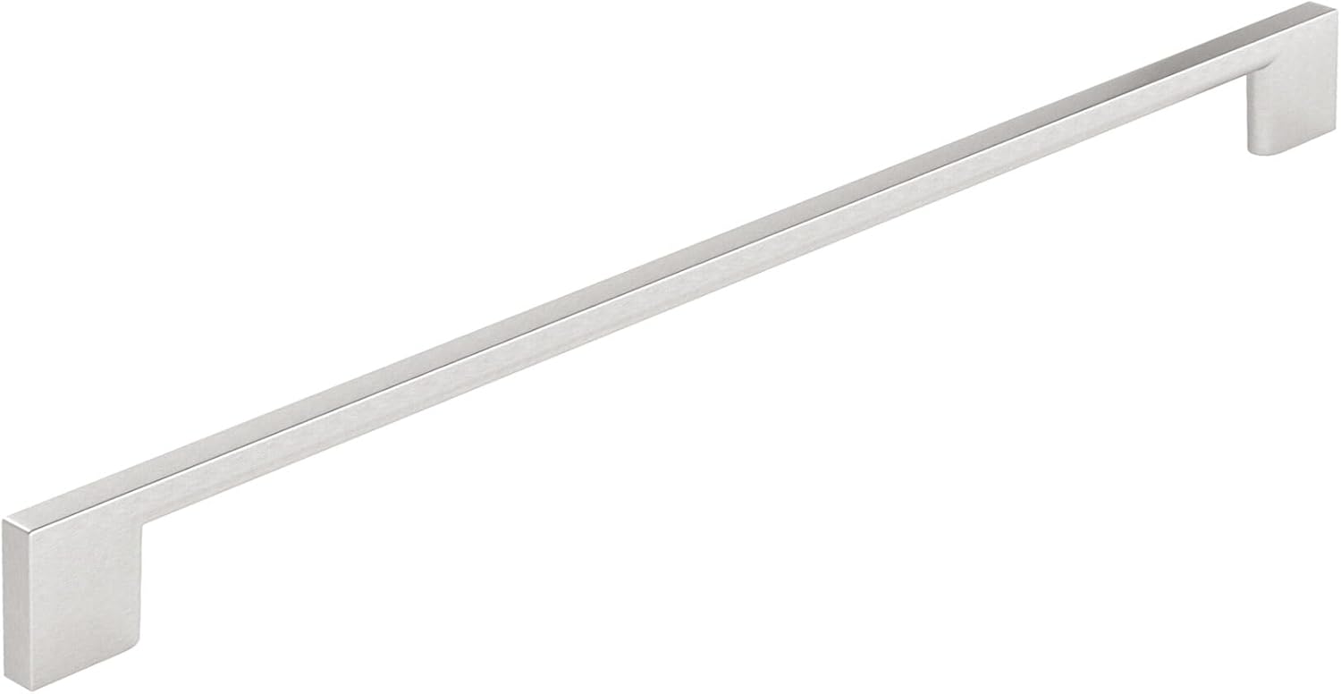 Richelieu Hardware BP8160320195 Armadale Collection 12 5/8-inch (320 mm) Center-to-Center Brushed Nickel Modern Cabinet and Drawer Pull Handle for Kitchen, Bathroom, and Furniture