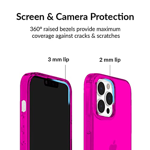 VELVET CAVIAR for iPhone 14 Pro Max Case - 10ft Drop Tested - Neon Hot Pink