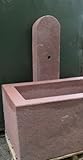 Außenmaße: 150 x 30 x 20 cm Brunnenstele aus Sandstein 150 cm hoch Brunnen Steintrog - Granittrog Sandsteintrog