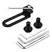 Professional Aluminum Archery Recurve Bow Magnetic Arrow Rest For Right Hand (Black)