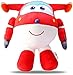 Talking Super Wings Jett Doll Peluche Toys Juguetes para niños Juguetes Educativos Voz DollCording Doll Echo Función Iluminación Juguetes YMMSTORY