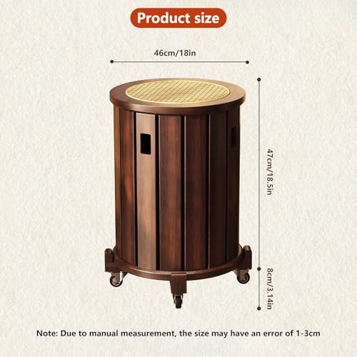 Taburetes apilables de madera con diseño de ratán, transpirables, muebles que ahorran espacio para uso en interiores en comedor, cocina y sala de estar - imagen 2