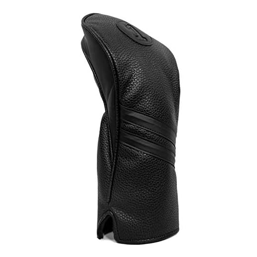 ProActive Sports | Vintage Golf Club Head Covers | for Drivers, Fairway Woods, and Hybrids | Classy Headcovers That Fit Most Clubs | Classic Leather Look | Driver Headcover | Black