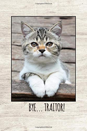 Bye traitor: Bucket List Journal gift for retiring co-worker.