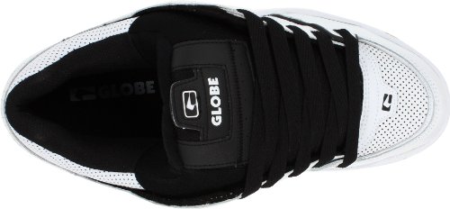 Image of Globe Mens Fusion Skate Shoes, White /Black /White, 10.5 D US