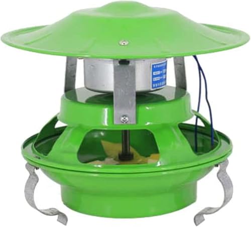 Ventilador De Chimenea, Tapa De Chimenea, Ventilador De Bajo Ruido, Ventilador De Tiro Inducido para Chimenea Doméstica para Tubo De Chimenea De 5 Pulgadas De Diámetro Interior, 100w