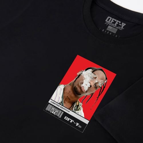 Camiseta Oversized Streetwear Off-Y releasing (BR, Alfa, M, Regular, preto)