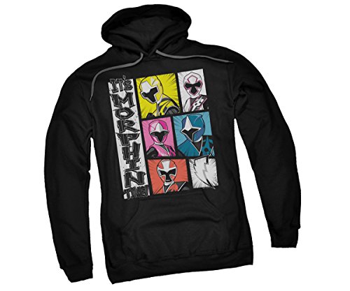 It's Morphin Time - Power Rangers Ninja Steel Adult Hoodie Sweatshirt, XXX-Large