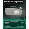 SCITOO Right Passenger Side Sun Visor fit for Toyota Camry 2006 2007 2008 2009 2010 2011 (with Sunroof, with Mirror, Without Light) Gray 74310-06770-B0 04002-30306-B0
