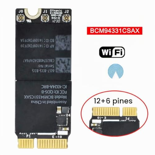 Tarjeta de Red BCM94331CSAX WiFi y Bluetooth para Portátil Mac 2013 5