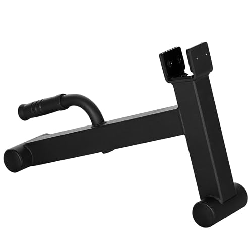 Image of Gecheer Compact Deadlift Barbell Jack, Non-Slip Grip, Holds 200kg, Ideal for Home Gym, Black