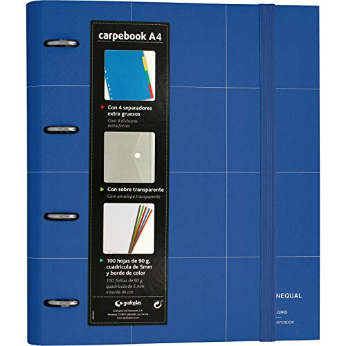 Grafoplás Caja De Proyectos Unequal Minimal 91271030 Folio Azul
