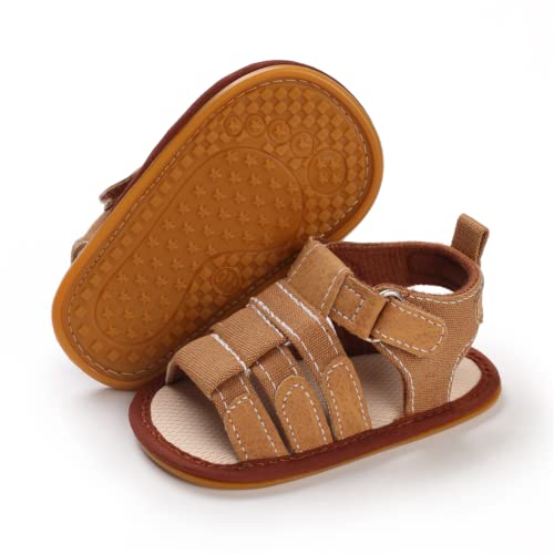 Miamooi Infant Baby Boys Girls Summer Beach Sandals Non Slip Soft Rubber Sole Toddler Outdoor Closed-Toe First Walker Shoes