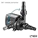 SICCE Syncra ADV 5.5 Water Pump 1450 GPH Italian Made Aquarium DC Return with Controller | Quiet, Submersible or External | Fish Tank, Sump, Pond, Freshwater and Saltwater Marine Use