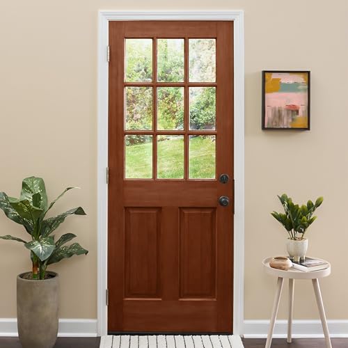 Image of Varathane Total Control Gel Stain | Low Odor Water-Based Formula | Thick Gel Formula for Vertical Surfaces | Ideal for Wood, Metal & Fiberglass | Half Pint | American Walnut