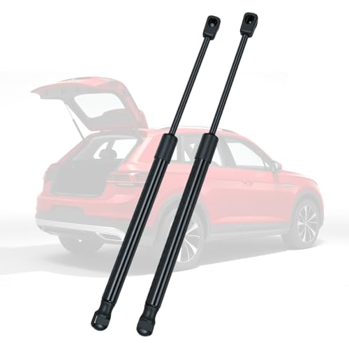 Image of 2x Car Boot Gas Struts Compatible with Peugeot 2008 I (CU_), Rear Tailgate Boot Gas Struts, 377mm 740N Replacement Car Gas Struts for 9678317180