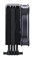 Cooler Master Hyper 212 Halo CPU-Luftkühler tiefschwarzes Aluminium-Finish, 4 kontinuierliche Direktkontakt-Heatpipes mit Lamellen, MF120 Halo2 ARGB-Lüfter, LGA1700 & AM5 Kühler, ARGB Erkennung, V2 – Ansicht 6