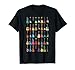 Love Guitar Different Guitars Music Lover Funny Gift T-Shirt Small