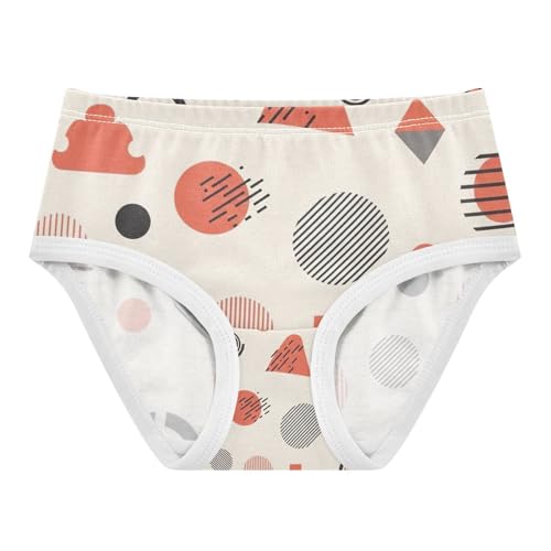 Geometric Lines Toddler Girls Panties, Girls Panties, 2T–8 Years