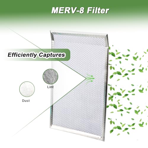 SDRZJX 2-Pack MERV-8 Washable Air Filter Kit 10-3/4 X 8-3/4 Inch Compatible with Broan Nutone AI Series Ventilators B110H65RS B110H65RT Replace#: SV66133 by SDRZJX - Used condition - Image 4