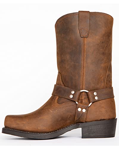 Image of CHUUMEE Men's Classic Western Cowboy Square Toe Embroidered Cowboy Boots