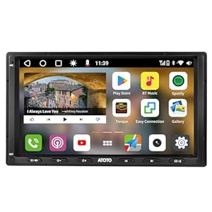 ATOTO S8 7inch Android Double Din Car Stereo Receivers, Wireless CarPlay & Android Auto, Dual Bluetooth, Built-in 4G LTE, WiFi/USB Tethering, HD LRV&VSV, SCVC, 4G+32G, DSP, ChatGPT AI, S8G2A74MS