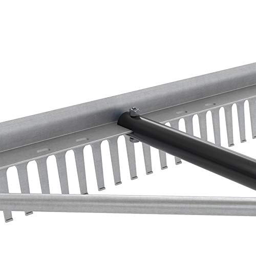 Rastrillo de jardín con cabeza de aluminio 36 pulgadas miniatura 3